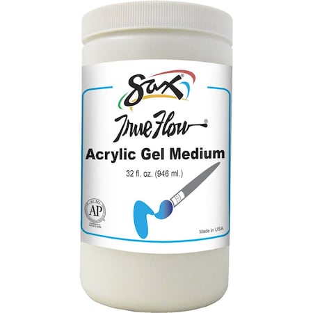 Sax True Flow Gel Acrylic Medium, Quart, Dries to a Clear High Gloss 4732